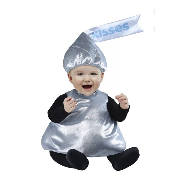 Rubie's Other - Hershey's Kisses Halloween Costume Infants/Toddlers 6-12m Kiss Tunic And Hat NWT